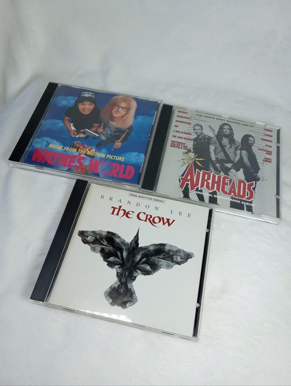 Wayne's World The Crow Airheads 1990s Throwback Movie Soundtrack CD Bundle  VTG
